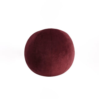 Modernes minimalistisches rundes Samtkissen