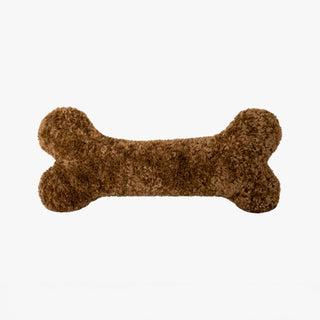 Hundeknochenförmiges Plüschkissen aus weichem, hypoallergenem Stoff, perfekt für Tierliebhaber