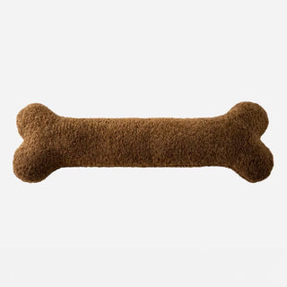 Hundeknochenförmiges Plüschkissen aus weichem, hypoallergenem Stoff, perfekt für Tierliebhaber