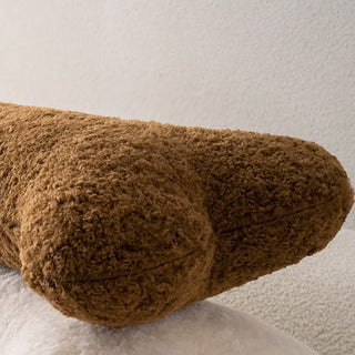 Hundeknochenförmiges Plüschkissen aus weichem, hypoallergenem Stoff, perfekt für Tierliebhaber