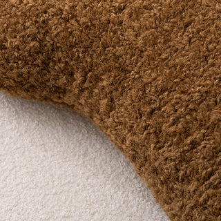 Hundeknochenförmiges Plüschkissen aus weichem, hypoallergenem Stoff, perfekt für Tierliebhaber