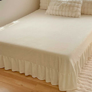 Puffy Comfort Bettwäsche-Set aus verdicktem Kaninchenfell