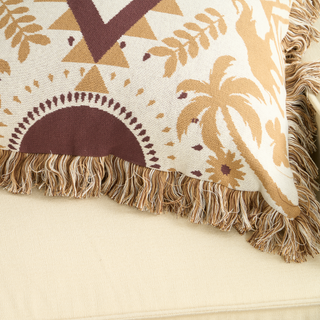 Boho Aztec Decke und Kissenbezug Set