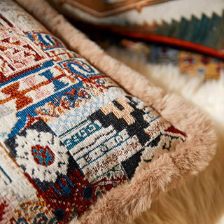 Kissenbezug im Boho-Patchwork-Design