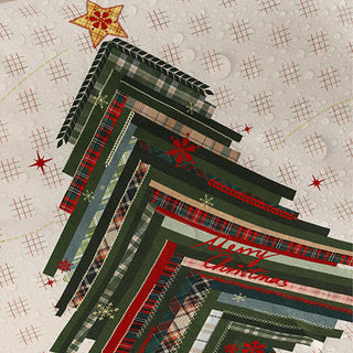 Kuscheliger weihnachtlicher Patchwork-Sofabezug schützt Möbel und verschönert Ihre Urlaubseinrichtung