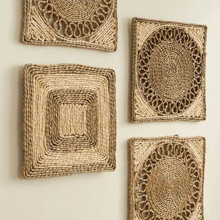 Boho Korb Wandmosaik