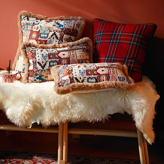 Kissenbezug im Boho-Patchwork-Design