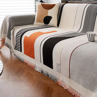 Moderner Art-Deco-Sofabezug