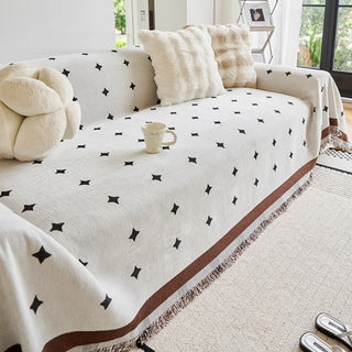 Eleganter Chenille-Sofabezug mit Diamantdruck für Komfort und modernen Stil