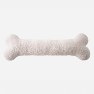Hundeknochenförmiges Plüschkissen aus weichem, hypoallergenem Stoff, perfekt für Tierliebhaber