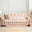 Orangefarbene Geometrie